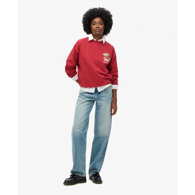 Superdry Suika Embroidered Loose Sweat image number 3